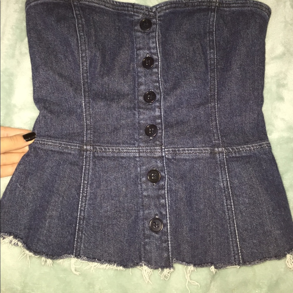 COPY - Beautiful Reformation denim top